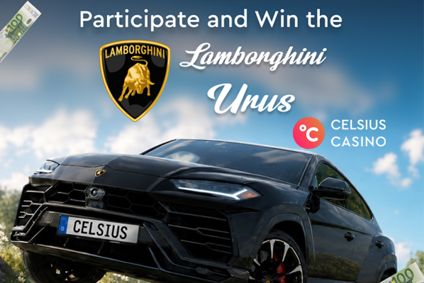 Win a Lamborghini Urus in Celsius Casino’s Grand Lottery
